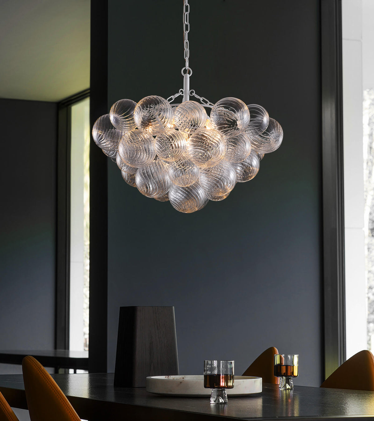 MEIXISUE Modern Bubble Glass Chandelier