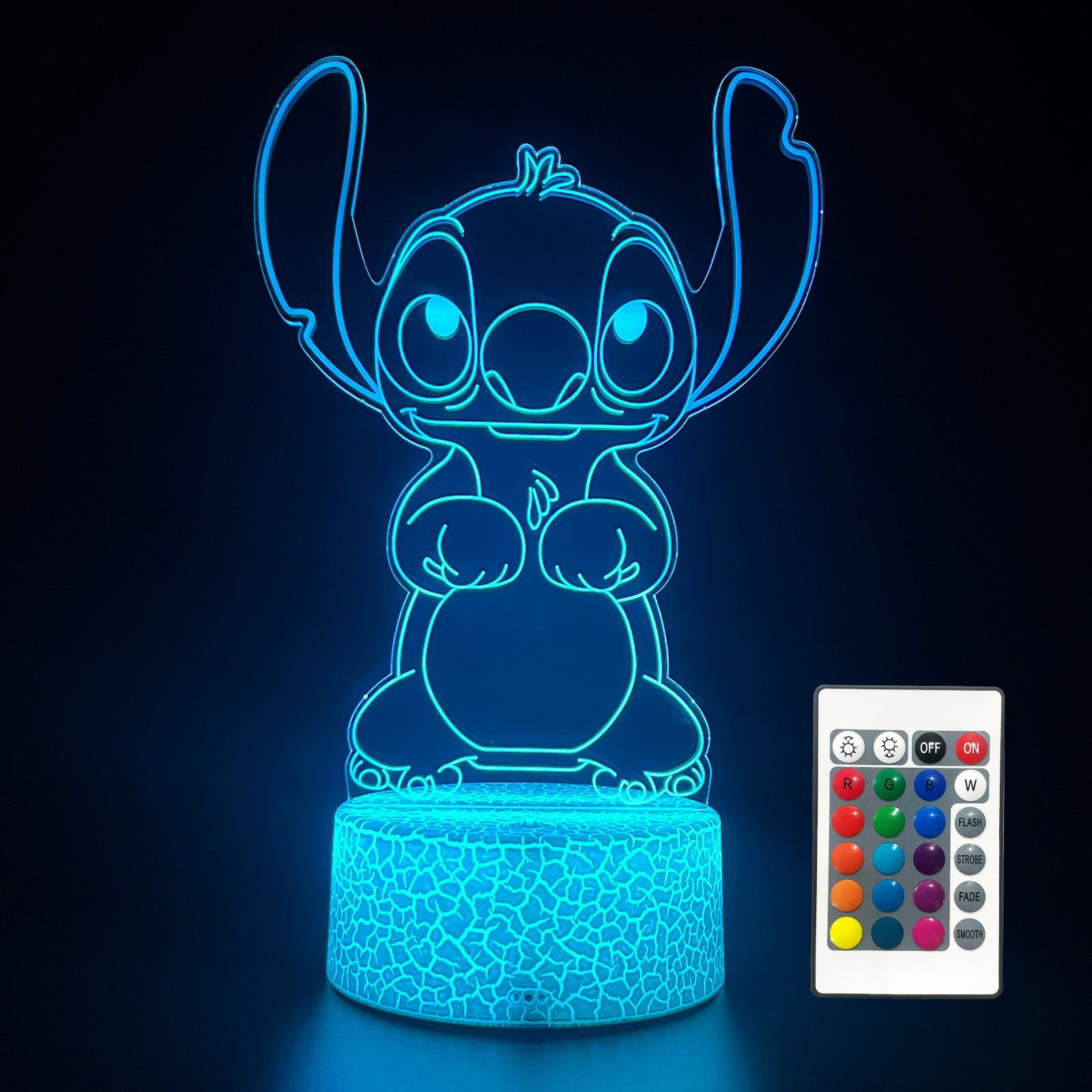 SUEGORYIA Anime Charater Cute LED Night Light - 16 Colors