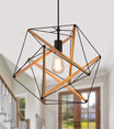 AMZASA Black Geometric Art Decor Pendant Light