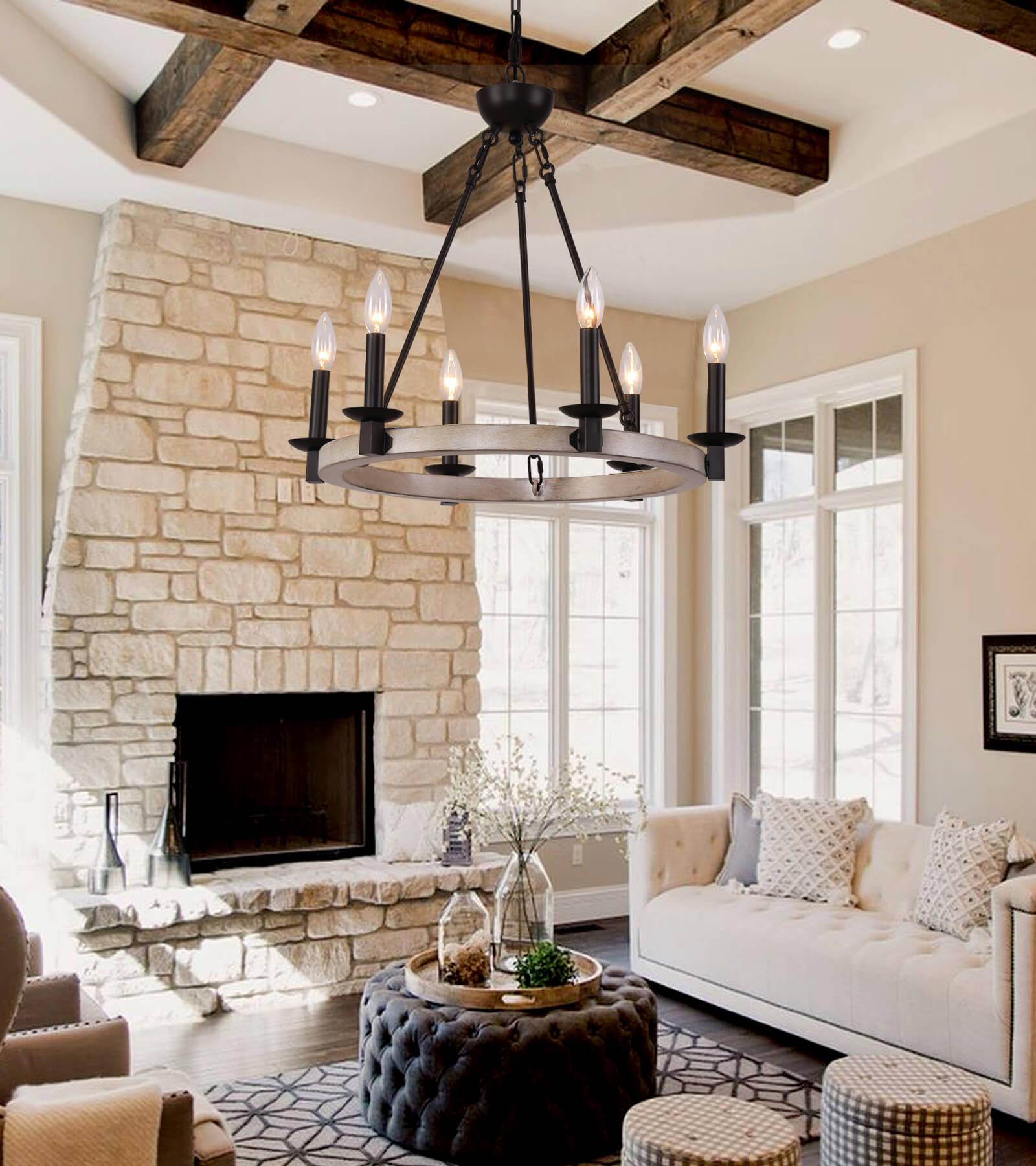 Large living discount room chandelier