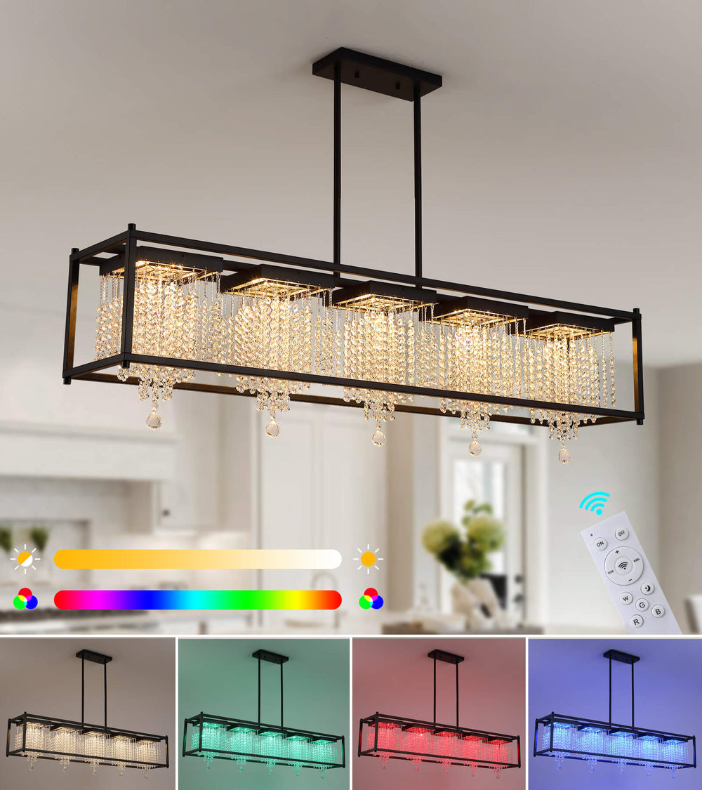 MEIXISUE Modern K9 Crystal Chandelier