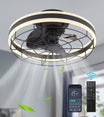 Q&S LED Low Profile Ceiling Fan with Light