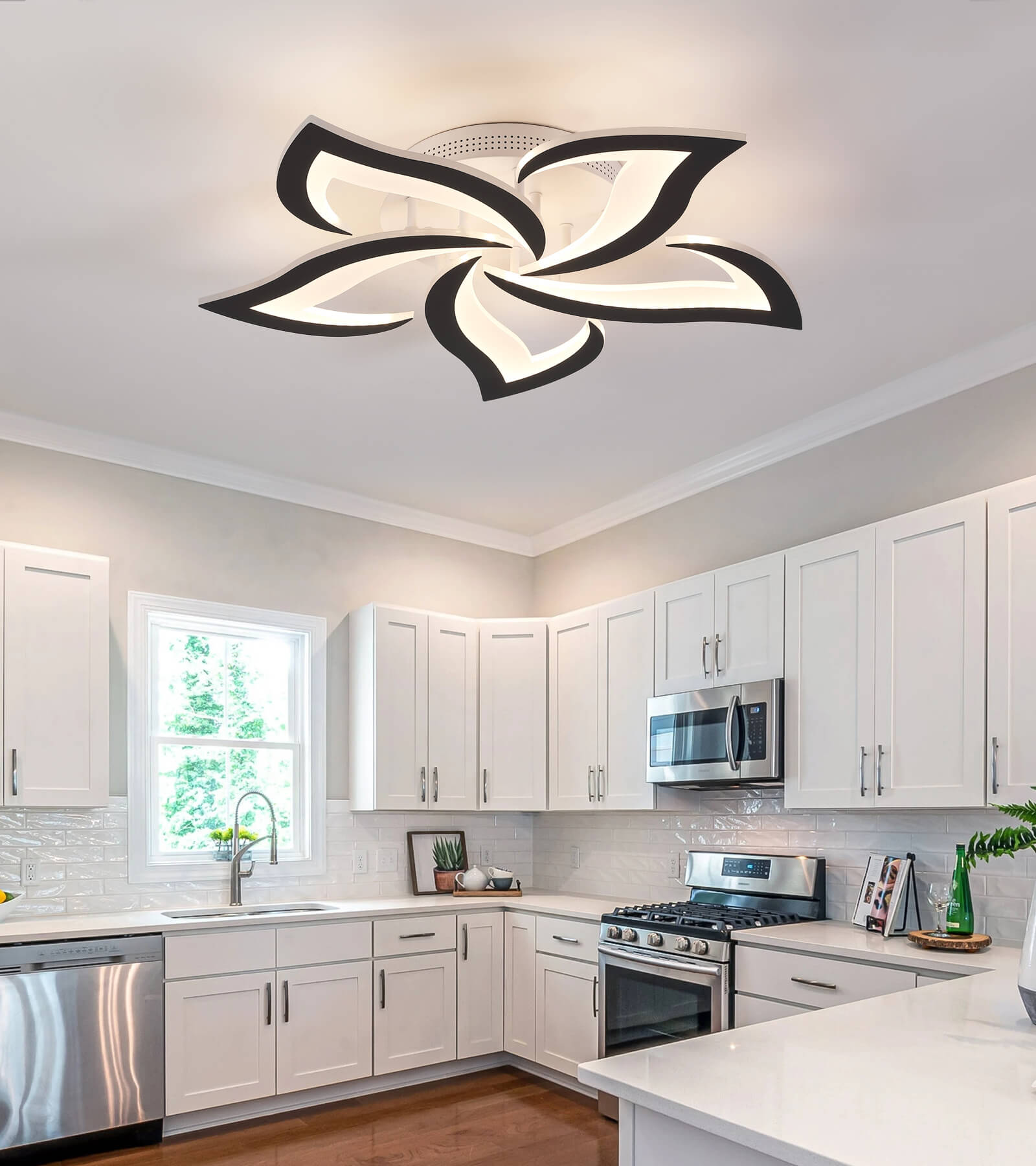 MEIXISUE Modern LED Flower Ceiling Light MEIXISUE Modern LED Flower Ceiling Light