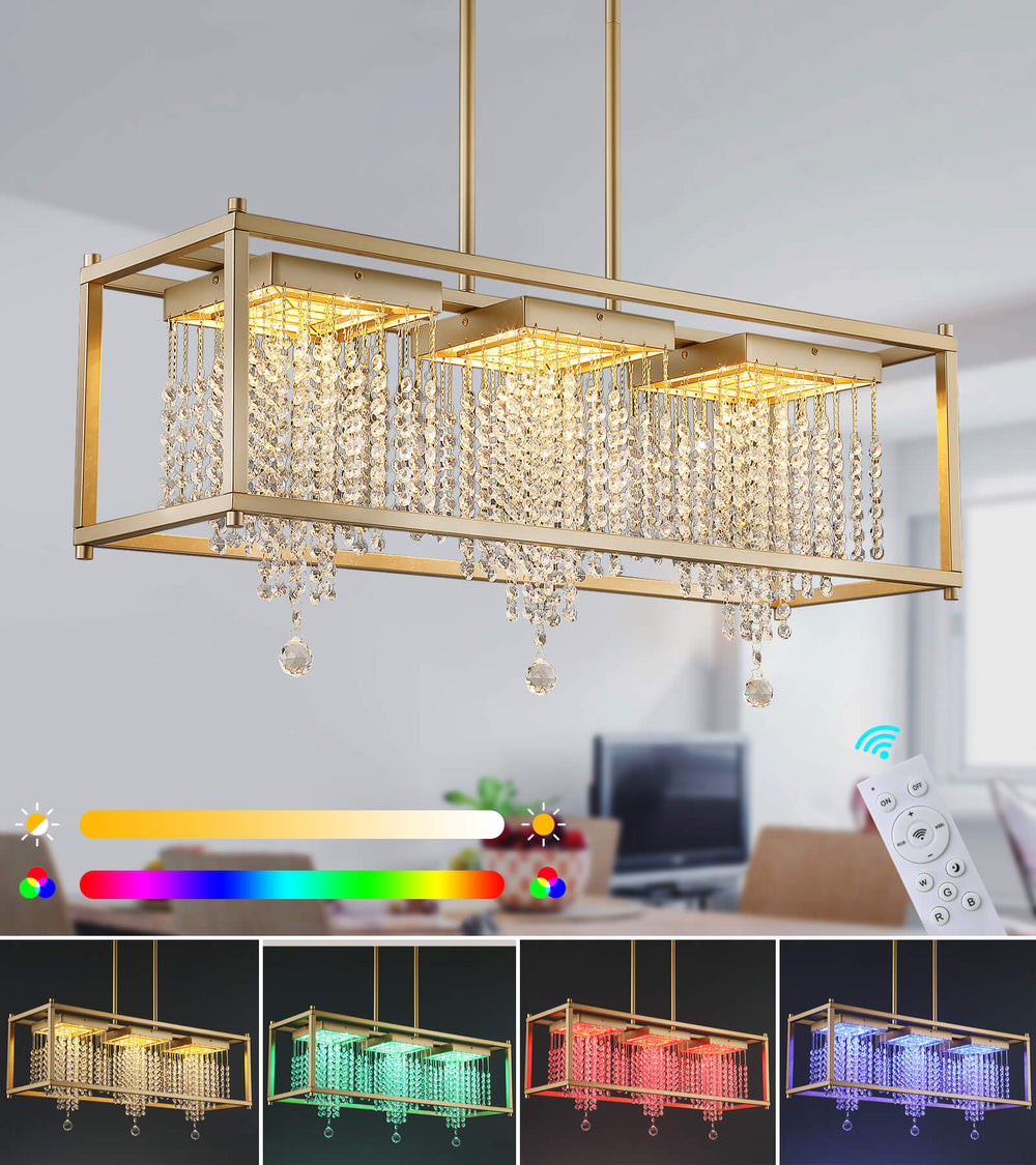 MEIXISUE Modern K9 Crystal Chandelier
