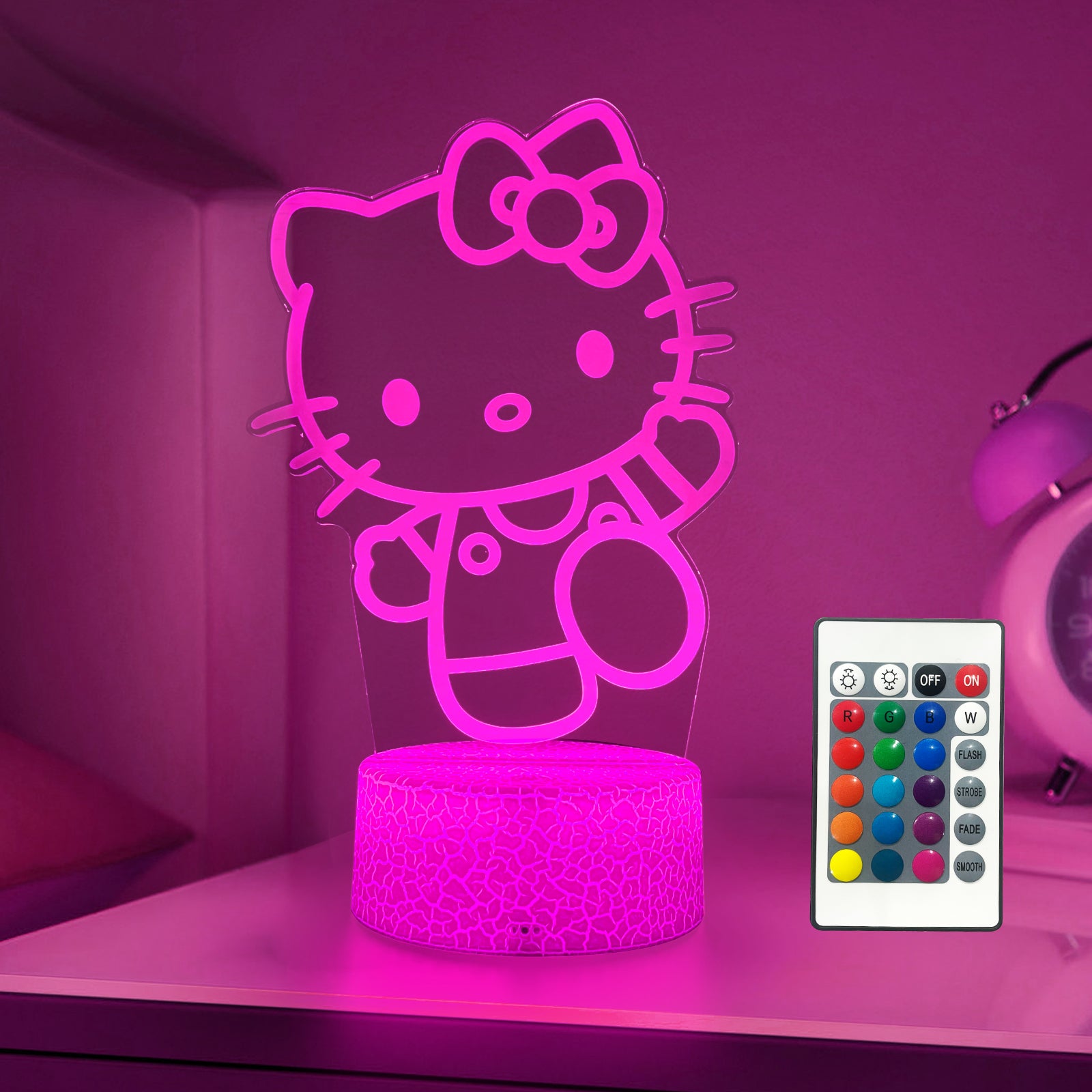 SUEGORYIA Anime Charater Cute LED Night Light - 16 Colors